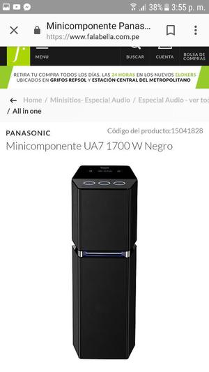 Minicomponente Panasonic Uaw Nuevo