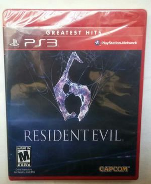 Resident Evil 6 Ps3 Nuevo y Sellado stock