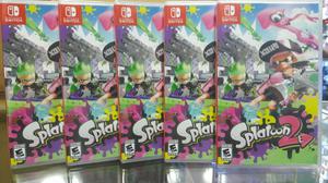 Splatoon 2 Nintendo Switch Nuevo Y Sellado Stock