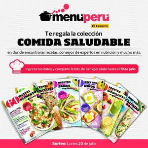 Menú Perú 60 Recetas Coleccion COCINA SALUDABLE El