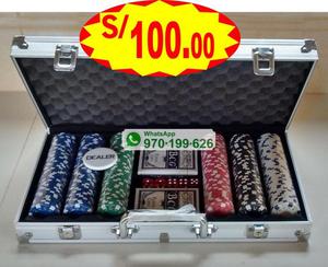 En Caja Maleta de Poker300 Fichas * PV20