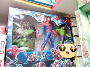 Hombre araña y hulk/hairoman