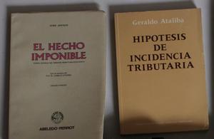 Libros El Hecho imponible e Hipótesis de incidencia