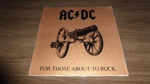 Acdc For Those About To Rock Atlantic Época Lp