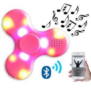 Spinner Con Luz Led Parlante Bluetooth Recargable y Musica