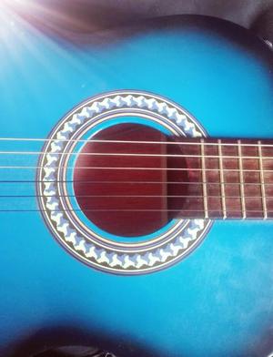 Super Oferta Guitarra Azul Barato