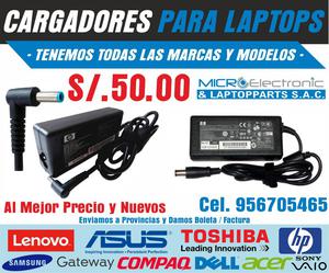 Cargadores para Laptops a Solo S/.  Nuevos Soles