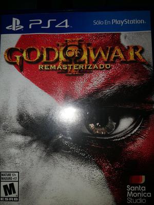 Juego God Of War 3 Remasterizado Ps4