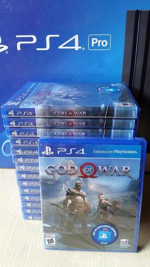 God Of War 4 Ps4 Nuevo Y Sellado Stock