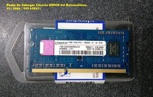 Memoria RAM SODIMM DDR3 2GB PCS Mhz. Kingston