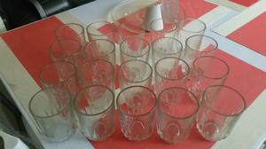 20 Vasos de Vidrio Multiuso Remato