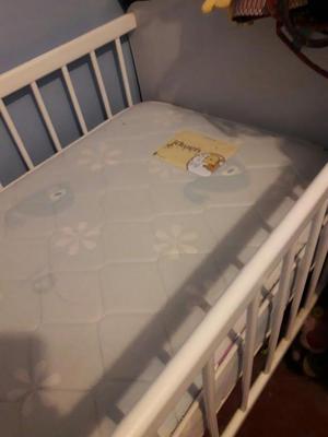 Cuna Colchon Edredón con Protector L