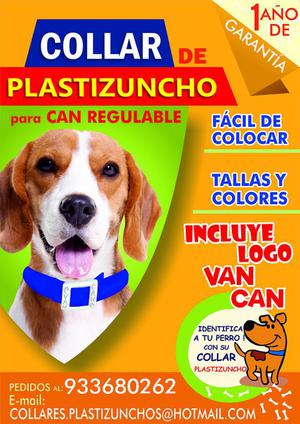 Nuevos Plastizunchos Regulables Caninos