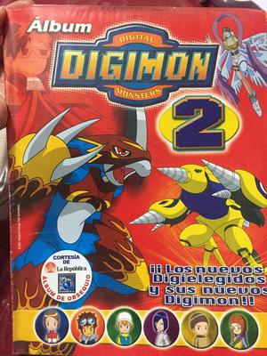 Album Digimon 2 Incompleto