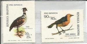Estampilla de aves de Argentina