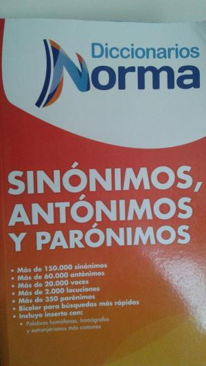 Libro Diccionario Sinonimos Y Antonimos