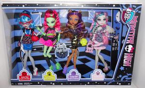 Muñecas Monster High Pack de 4 Noche de Fiesta