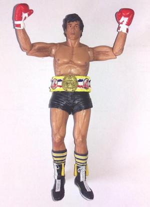 Rocky III Con Cinturon 40th Aniversario Neca