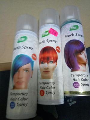 Spray de Colores Temporales 3x60 Unicos