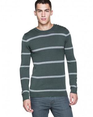 Sweater Benetton Moda Color Verde Talla Xl A 75 POR CIENTO