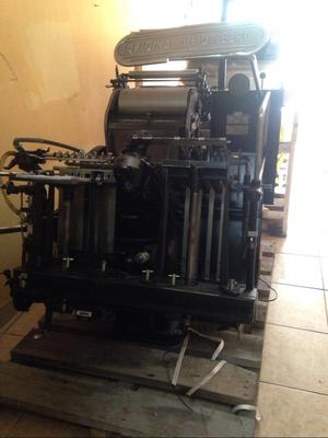 Maquina de Imprenta HEIDELBERG de Aspa