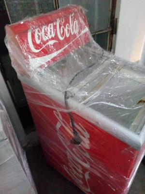 congelador exhibidor coca cola