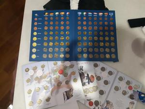 Colecion de monedas Pounds y Euros