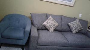 Sofá y sillón en venta.. un mes de uso.. oferta!!