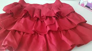 Falda Polo Ralph Lauren Roja 3T