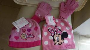 GORRAS GUANTES PARA NIÑAS