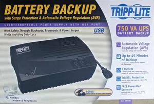 Sistema de respaldo TRIPLE LITTE. 750 VA UPS. Para PCs.