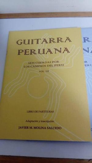 Vendo libros de Guitarra Andina Peruana con tablatura.