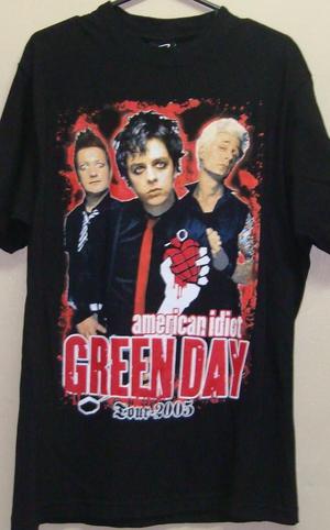 Polo Green Day M Vintage Blink Metallica Bon Jovi Rolling