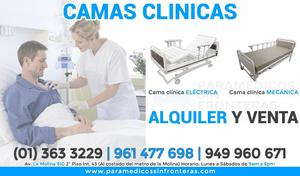 VENTA Y ALQUILER DE CAMAS CLINICAS ELECTRICAS Y MECANICAS