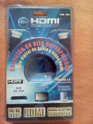 CABLE DIGITAL DE AUDIO Y VIDEO HDMI