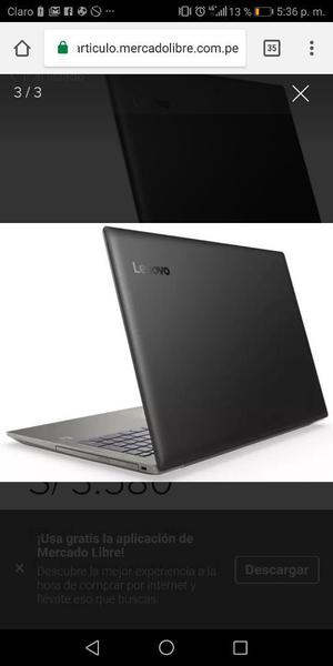 Laptop Lenovo Ideapad lkb