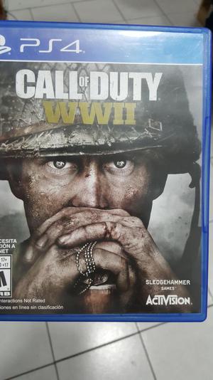ps4 call of duty WWII videojuego