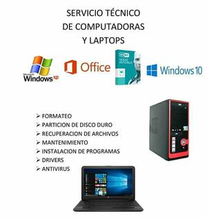 servicio tecnico para laptop y pc repuestos en general