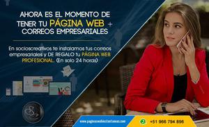 DISEÑO DE PAGINAS WEB GRATIS HOSTING Y DOMINIO LIMA PERU