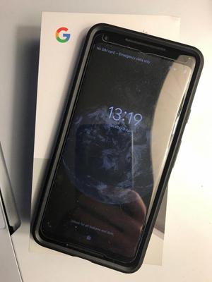 Google Pixel 2 Xl 64gb Negro Caja y cargado original Case