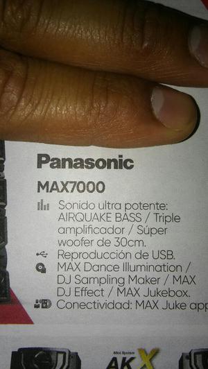 Equipo Sonido Panasonic Max