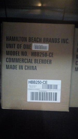 licuadora industrial Hamilton Beach HBB250