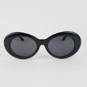 Lentes De Sol Ovalados Kurt Cobain Negros Unisex Uv400