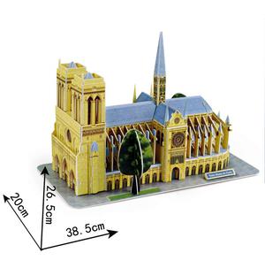 rompecabeza 3d Iglesia de Notre Dame Paris