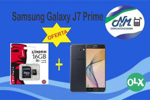 OFERTA Samsung J7 Prime,16GB,3GB RAM,CAMARA DE 13MP Y 8MP,