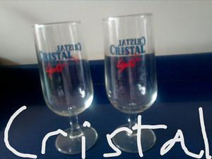 Dos copas Cristal.