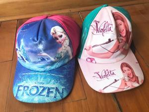 Gorras de Frozen y Violetta