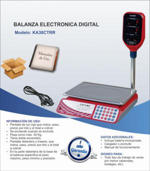 Balanza 300 Kg Electrónica Kambor