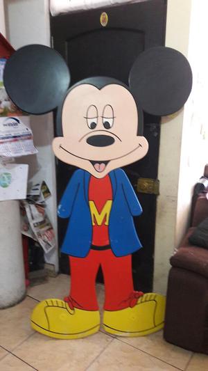 Vendo Decoracion de Madera de Mickey Mou