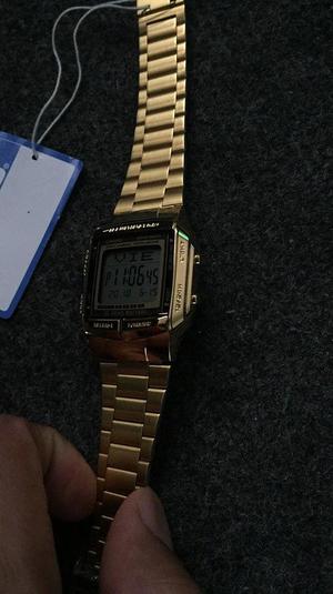 reloj casio dorado nuevo original